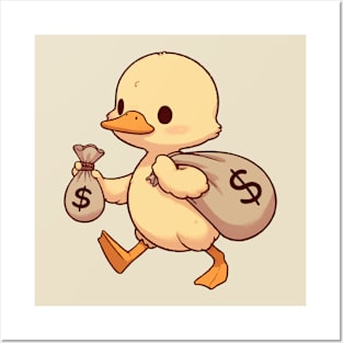 cute robber duck Posters and Art